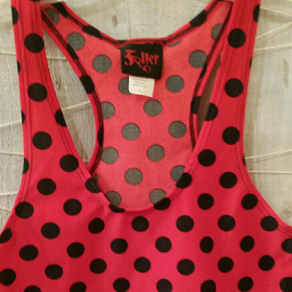 Folter Racer Back Crop Top Sz. L